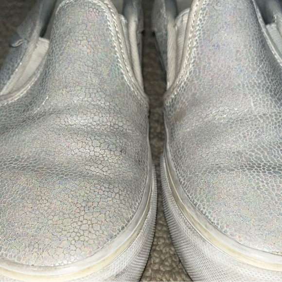 Woman’s Vans Asher Deluxe Iridescent Ortholite Snake Skin Slip-on Vans 🌵7 - Picture 6 of 8